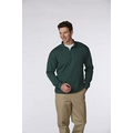 Unisex Quarter-Zip Fleece Sweatshirt